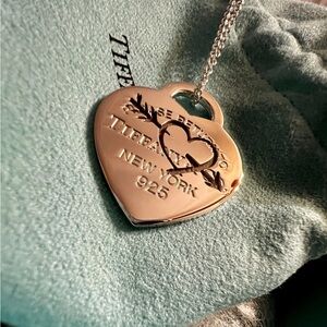 Tiffany & Co. Silver Heart Necklace